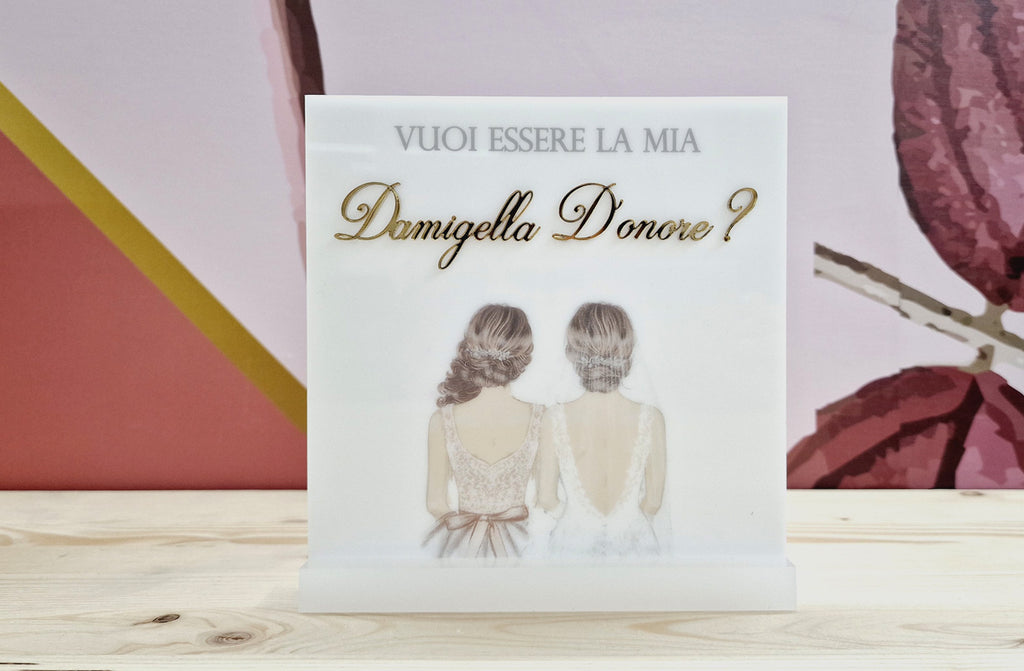 Carta Grattacielo Personalizzata Will You Be My Damigella D'onore - Foto 13