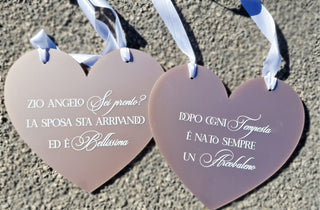 Lavagnetta a cuore Rosa Perla Lys