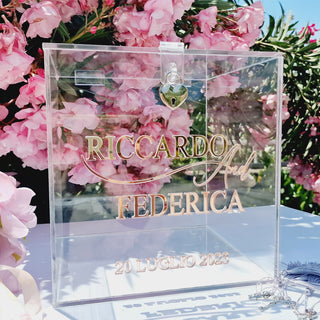 Box Gioco Bouquet Oro Rosa