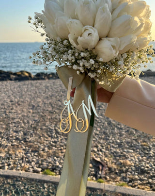 Iniziali Bouquet sposa