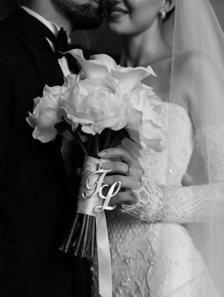 Iniziali Bouquet sposa