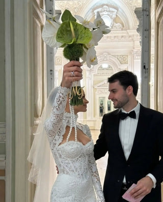 Iniziali Bouquet sposa