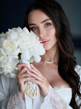 Iniziali Bouquet sposa