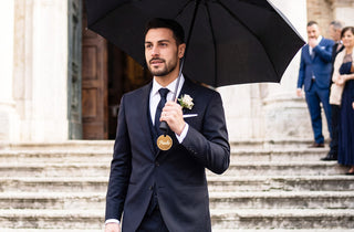 Kit Ombrelli Sposi Personalizzati "Lui & Lei" | Set Sposa & Sposo