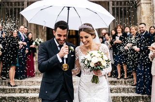 Kit Ombrelli Sposi Personalizzati "Lui & Lei" | Set Sposa & Sposo