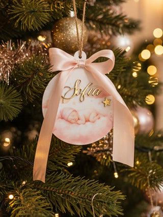 Pallina neonata con nome personalizzato