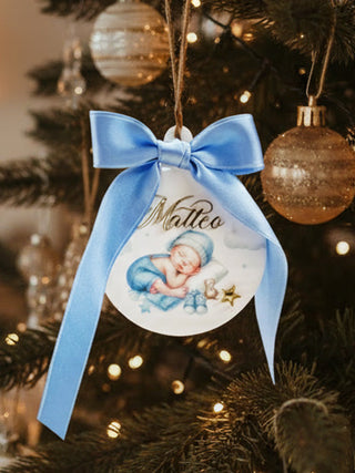 Pallina neonato con nome personalizzato