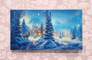 Quadro natalizio Blue Christmas