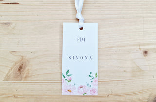 Segnaposto personalizzato con nome Romantica