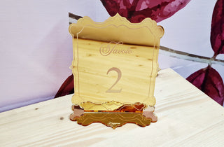 Segnatavolo L'impronta dell'amore