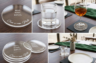 Cristalli di Casa – Sottobicchiere Personalizzato in Plexiglass