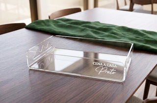 Cristalli di Casa – Vassoio da Servizio con Manici Personalizzato