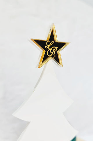 "Christmas wedding" table marker