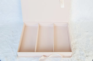 Pink and Rose Gold Confetti Box