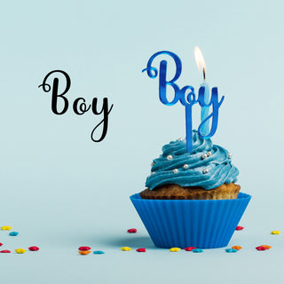 CupCake Topper "Boy"