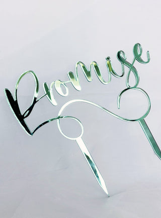 "Promise" Cake Topper