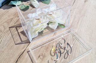 Transparent ring box