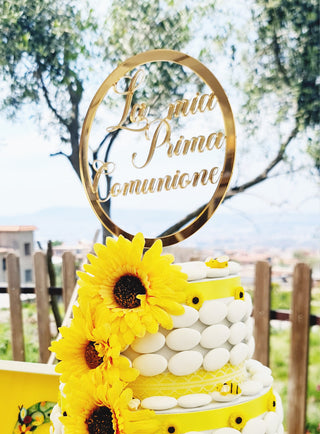 Cake Topper  "La mia prima Comunione"