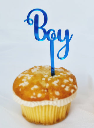 CupCake Topper "Boy"