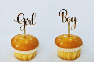 CupCake Topper "Garçon"