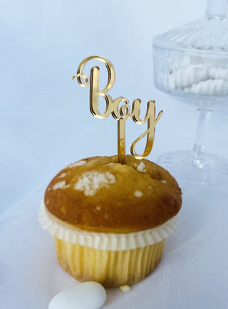 CupCake Topper "Boy"