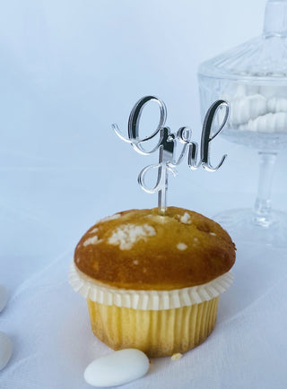 CupCake Topper "Fille"