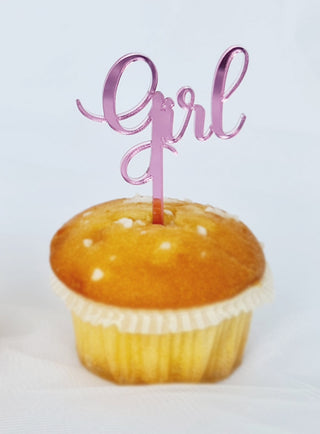 CupCake Topper "Fille"