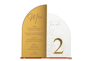 Marqueur de table Lien Menu