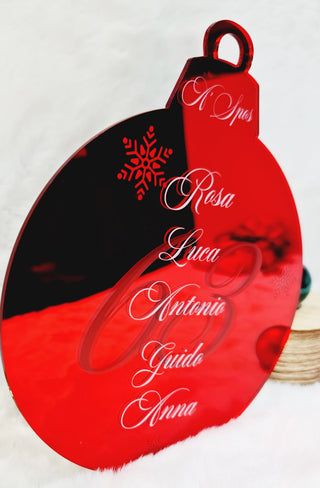 Tableau de mariage Pallina "Christmas wedding"